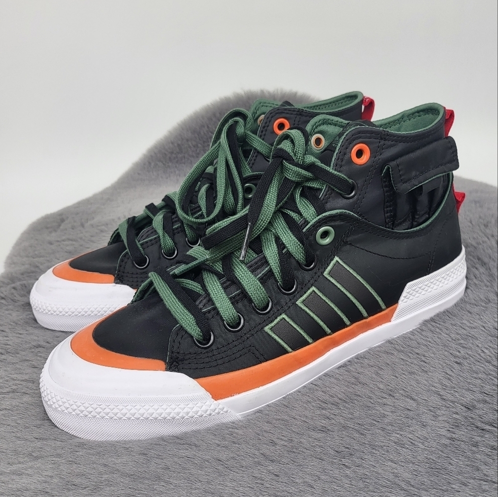 Adidas Nizza High DL 'Black Green Oxide' Men's Sneaker